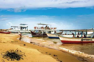 Barcos dos Passeios do Foz do São Francisco